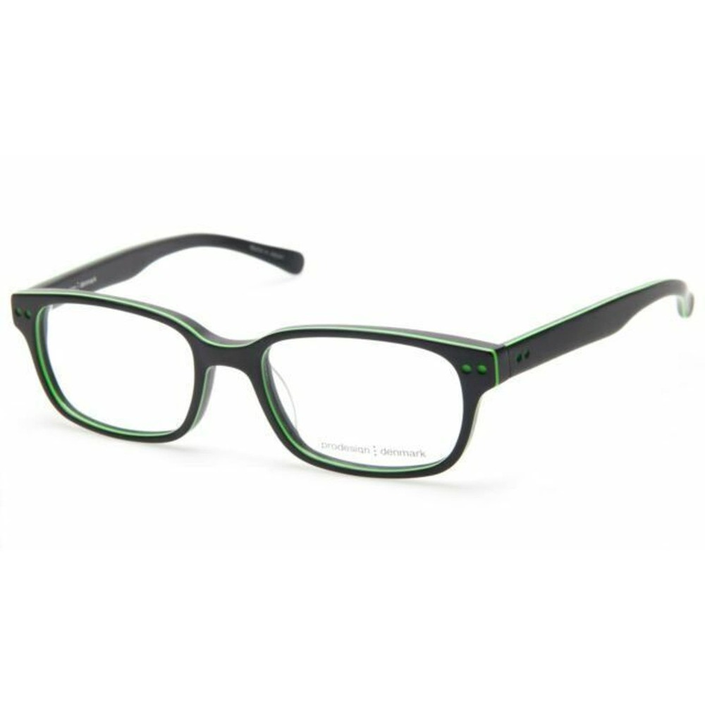 NWOT Auth PRODESIGN DENMARK 4707 1 c.6036 Black Green Eyeglasses Frames